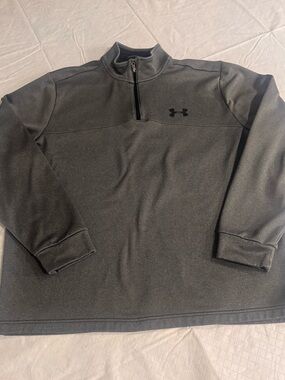 Under Armour Men's Dark Gray Quarter-Zip Pullover
